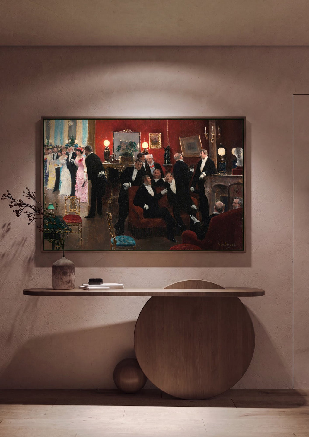 Quadro Decorativo A Noite da Ópera - Jean Béraud em ambiente decorado