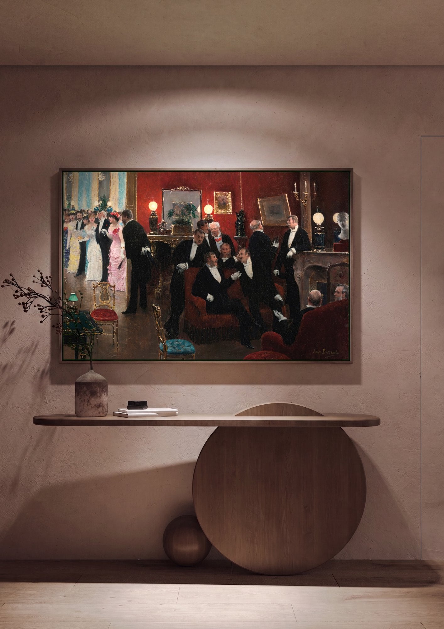 Quadro Decorativo A Noite da Ópera - Jean Béraud em ambiente decorado