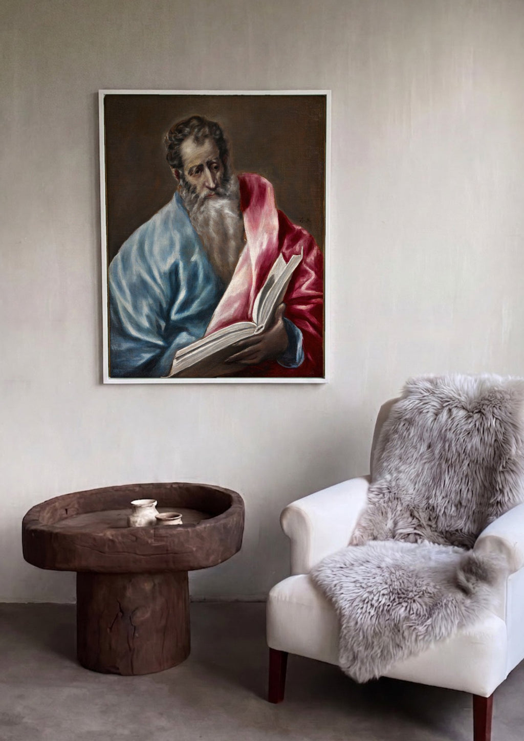 Quadro Decorativo São Paulo (Apóstolo) - El Greco em ambiente decorado