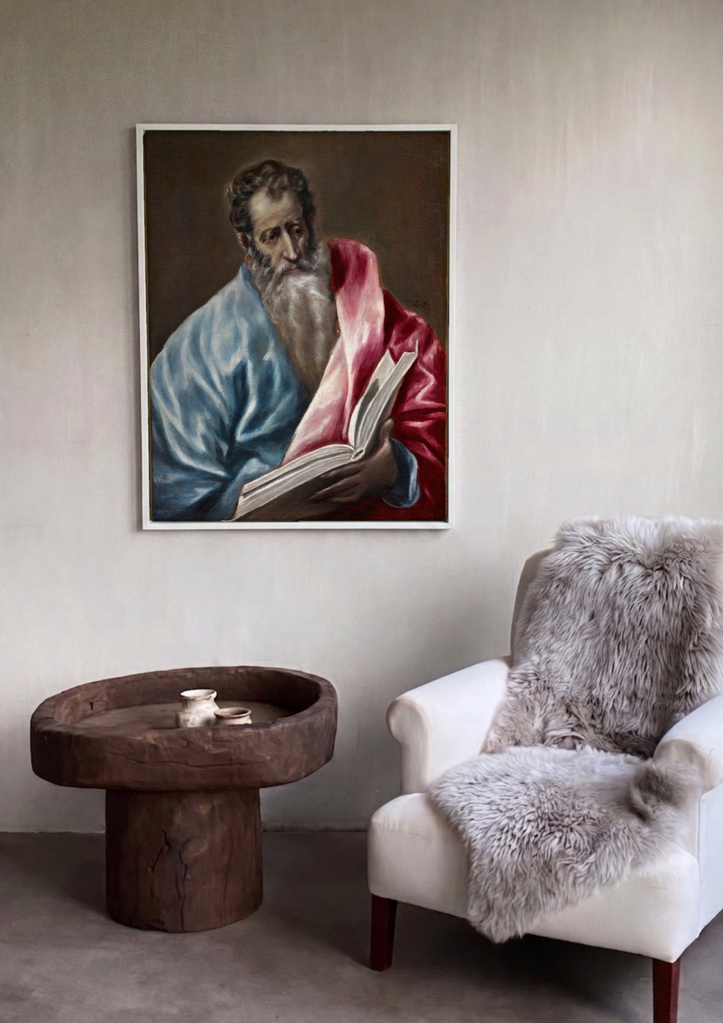 Quadro Decorativo São Paulo (Apóstolo) - El Greco em ambiente decorado