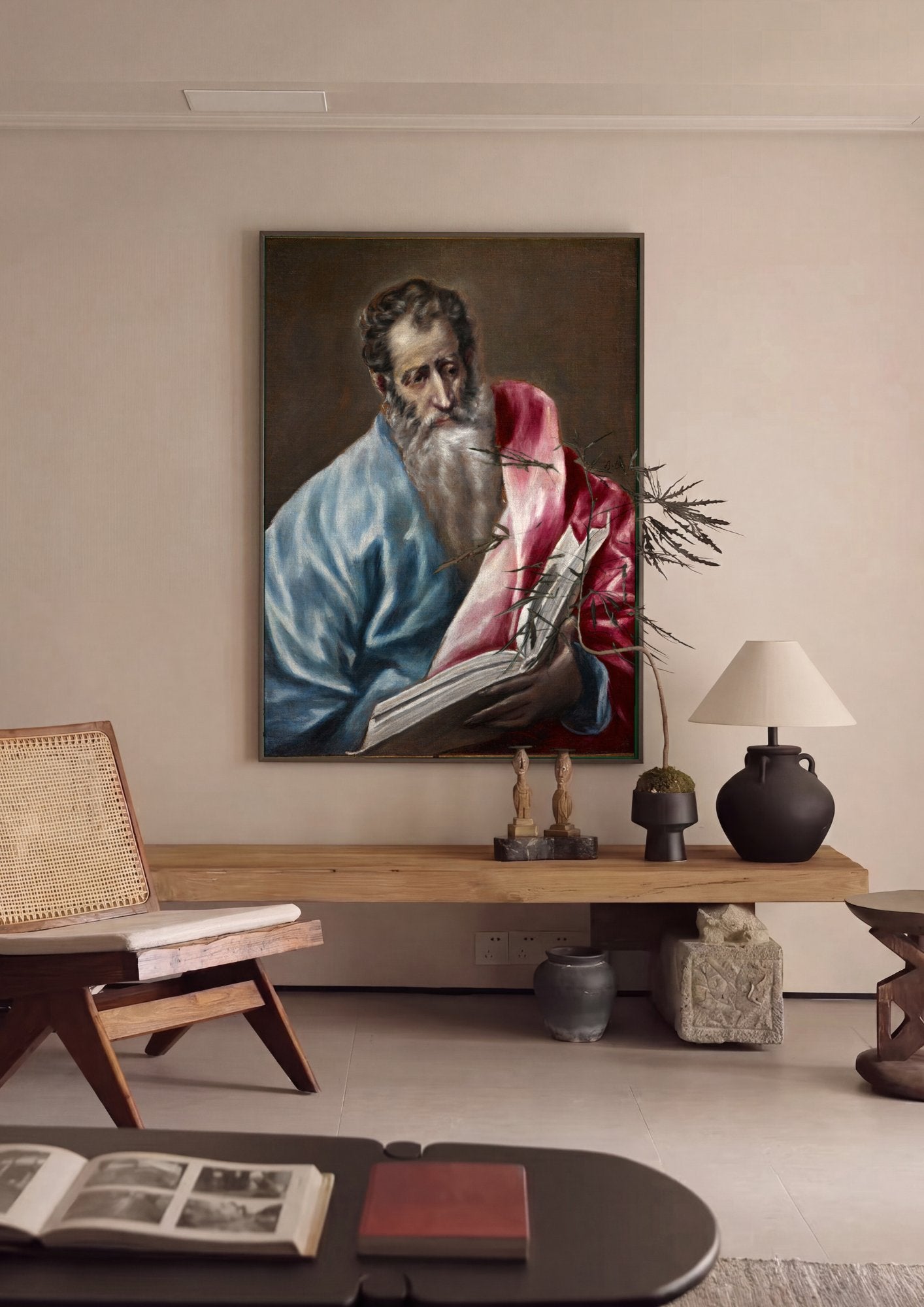 Quadro Decorativo São Paulo (Apóstolo) - El Greco em ambiente decorado