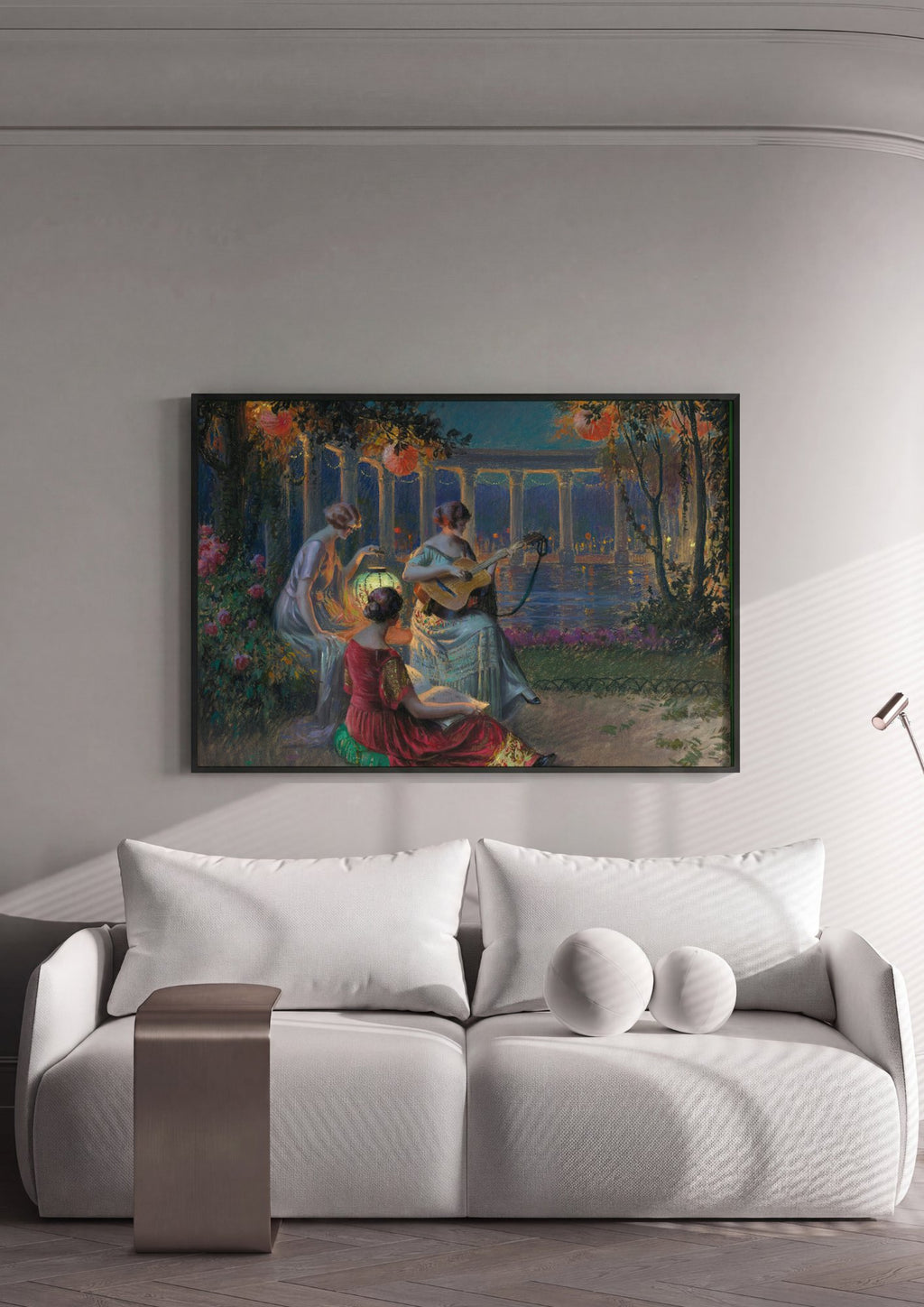 Quadro Decorativo A Serenade - Delphin Enjolras em ambiente decorado