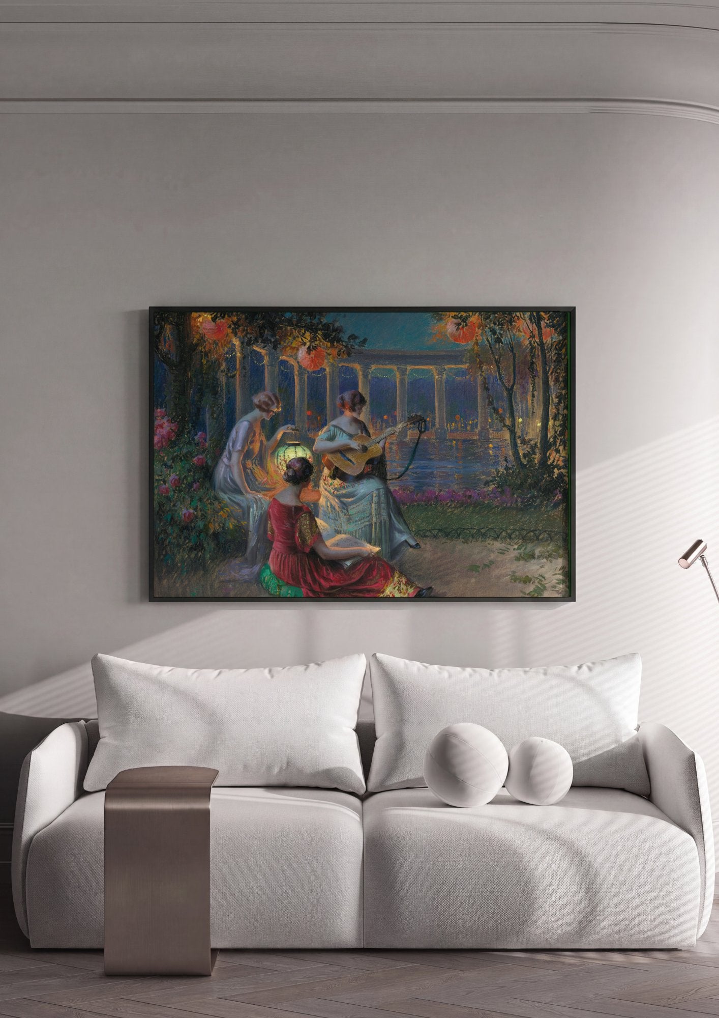 Quadro Decorativo A Serenade - Delphin Enjolras em ambiente decorado