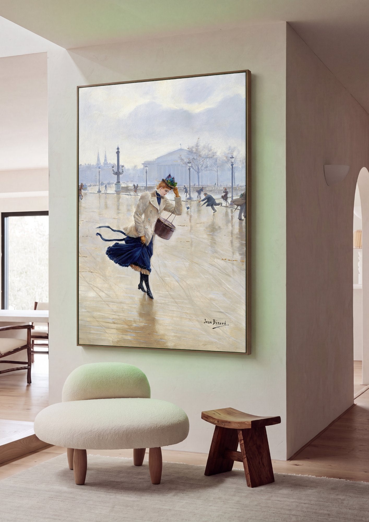 Quadro Decorativo A Parisienne - Jean Béraud em ambiente decorado