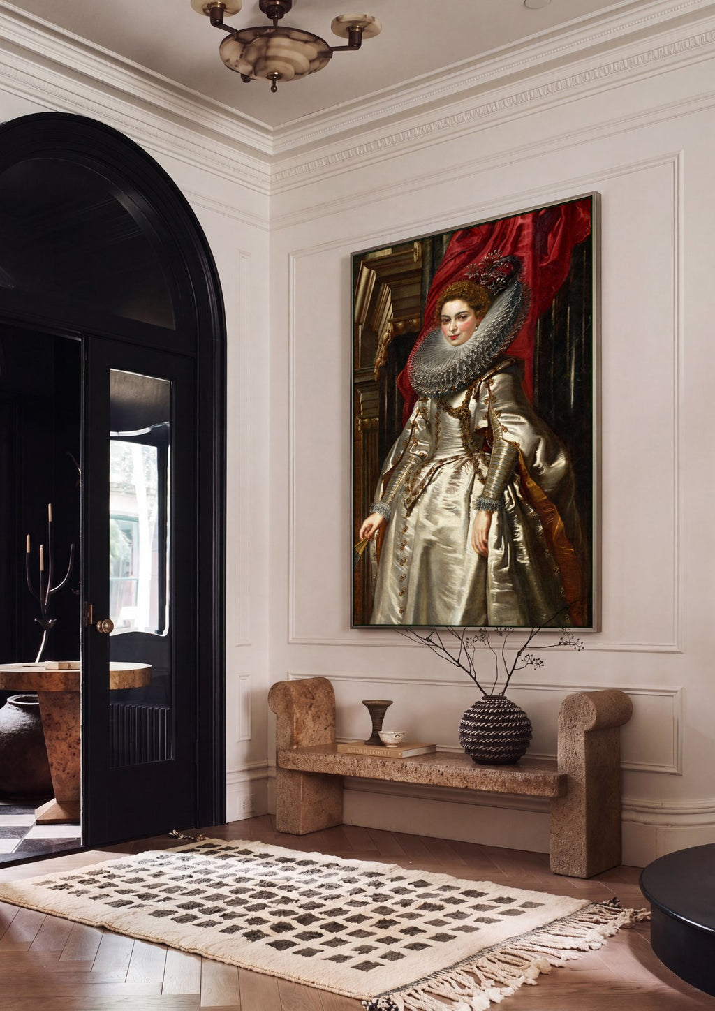 Quadro Decorativo Ritratto di Clara Serena Rubens - Rubens em ambiente decorado