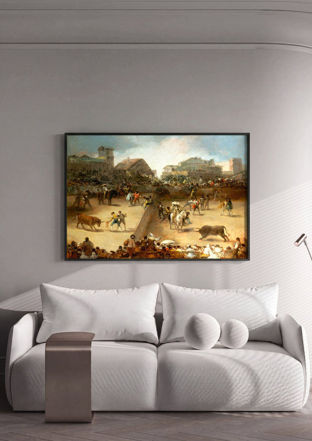 Quadro Decorativo Tourada - Francisco de Goya | quadro emoldurado na parede
