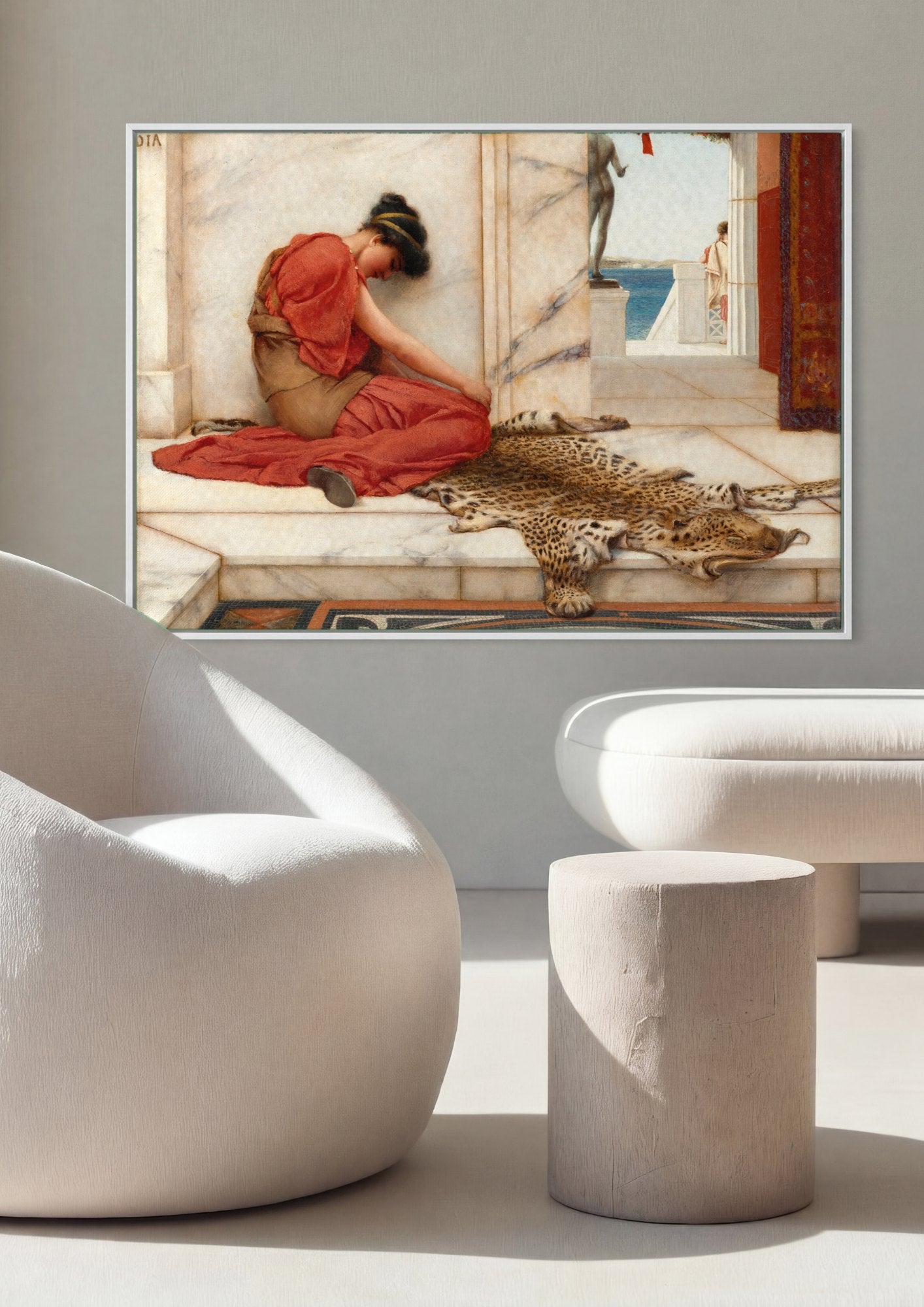 Quadro Decorativo Cvs. Dia - John William Godward | quadro emoldurado na parede