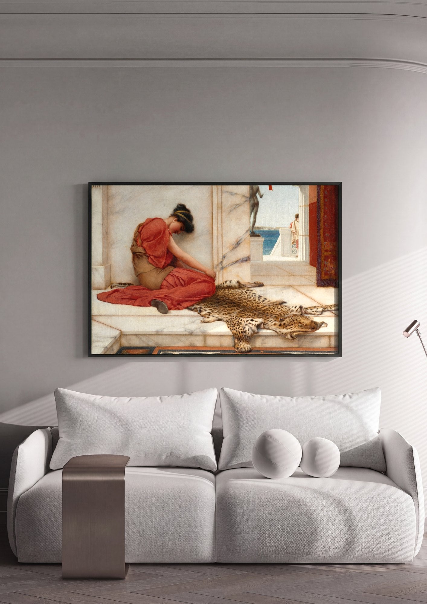 Quadro Decorativo Cvs. Dia - John William Godward | quadro emoldurado na parede