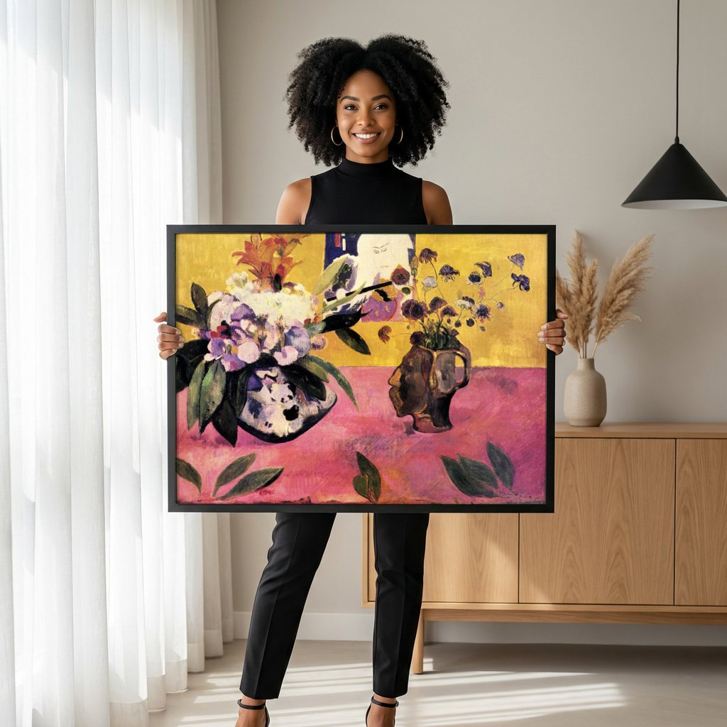 Quadro Decorativo Natureza-Morta - Paul Gauguin com modelo em ambiente
