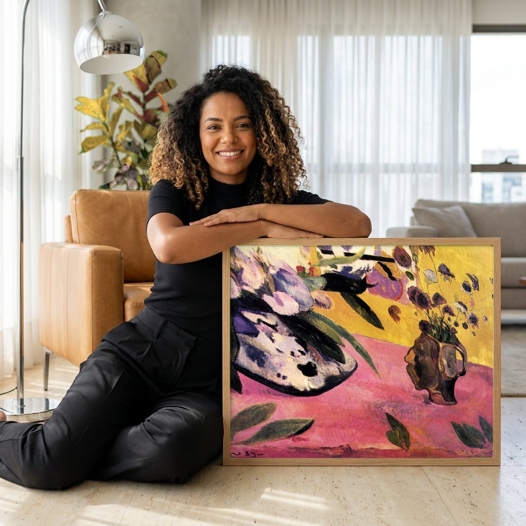 Quadro Decorativo Natureza-Morta - Paul Gauguin com modelo em ambiente