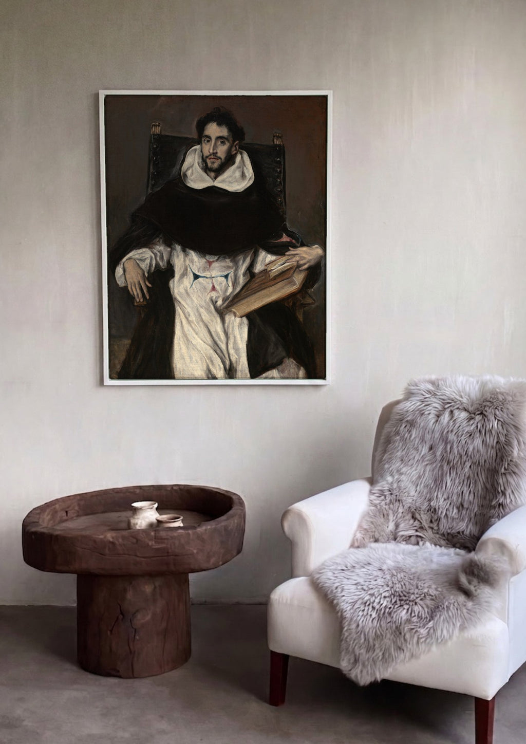 Quadro Decorativo 'São Tiago Menor' - El Greco em ambiente decorado