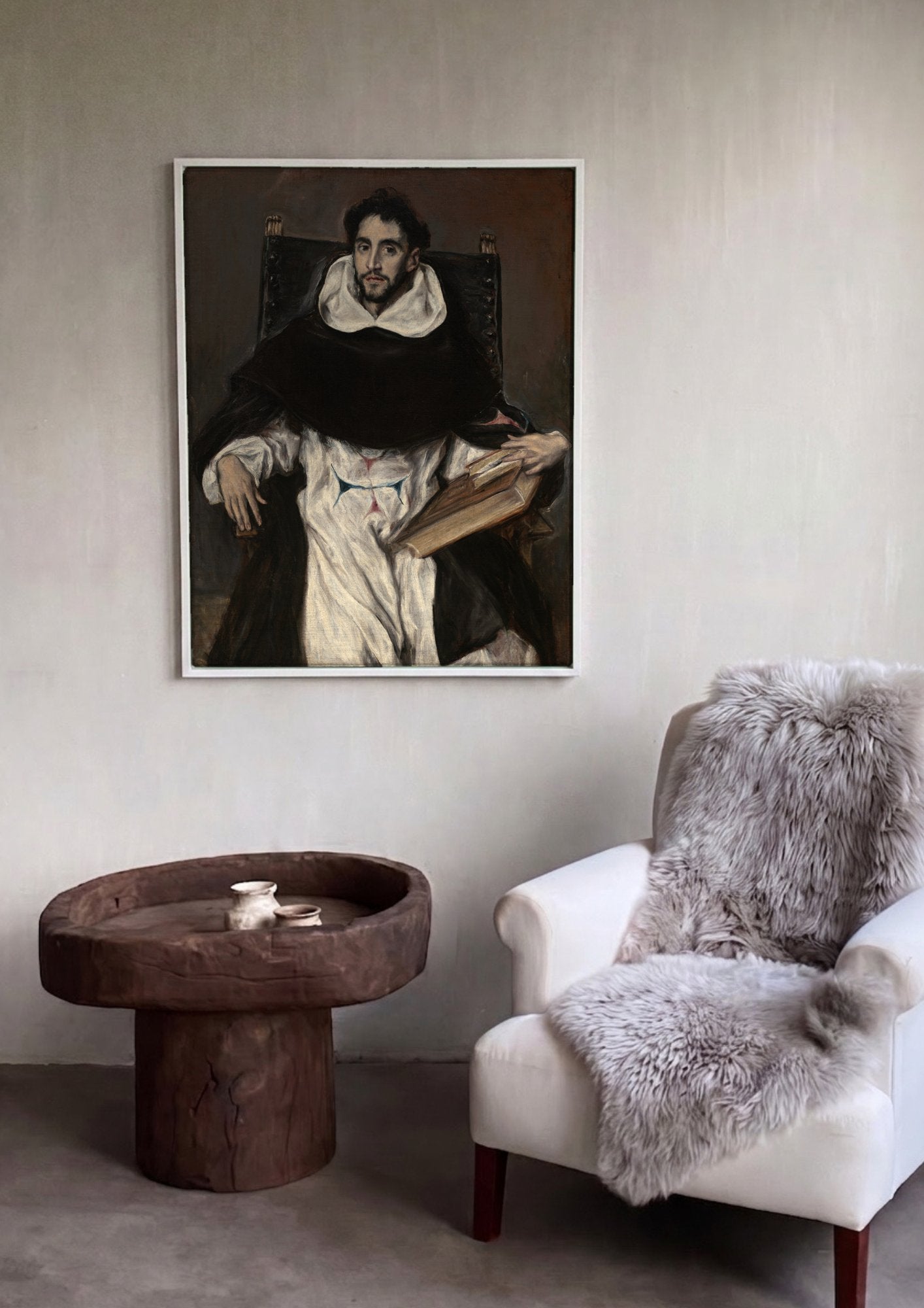 Quadro Decorativo 'São Tiago Menor' - El Greco em ambiente decorado