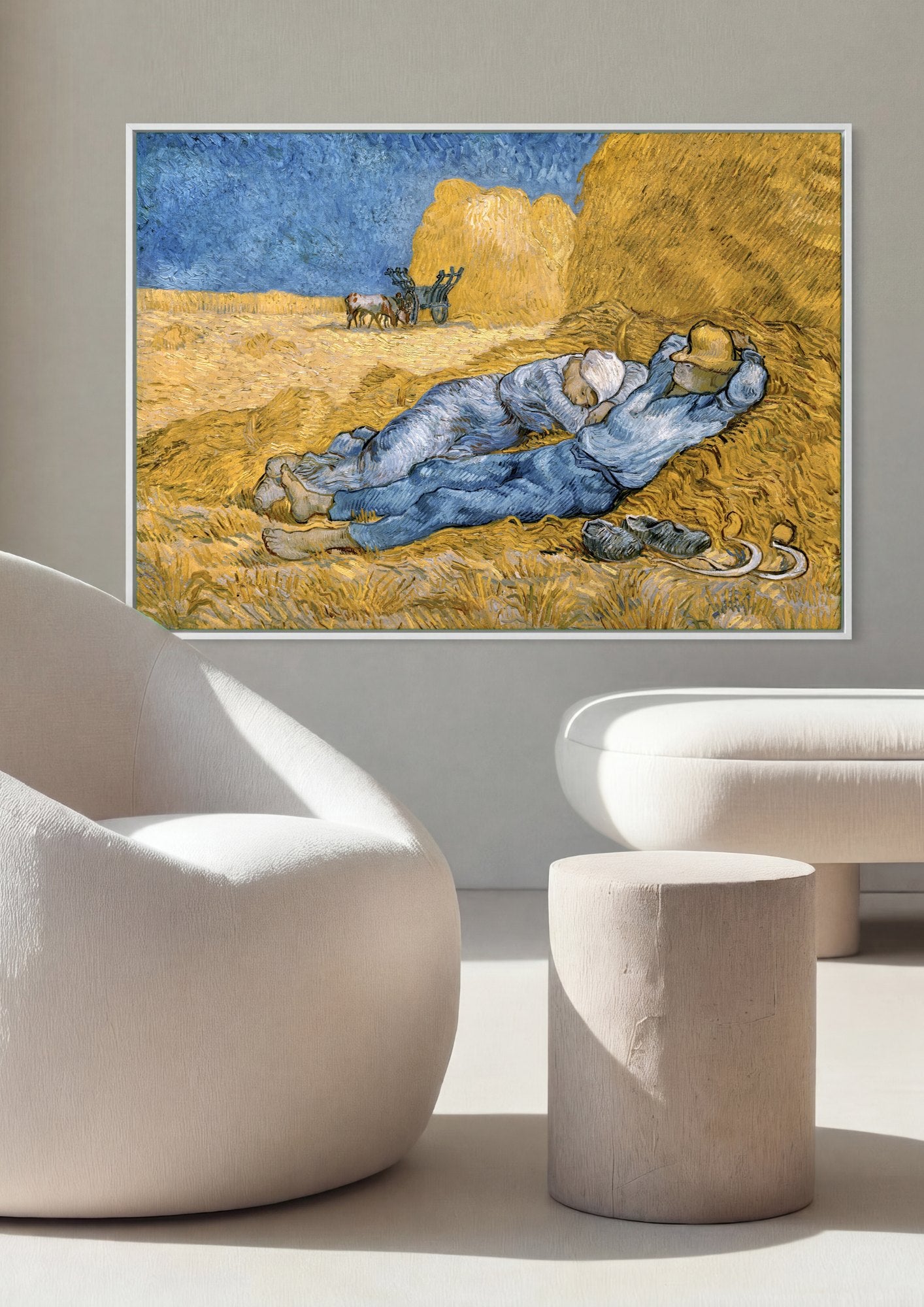 Quadro Decorativo A Sesta - Van Gogh | quadro emoldurado na parede