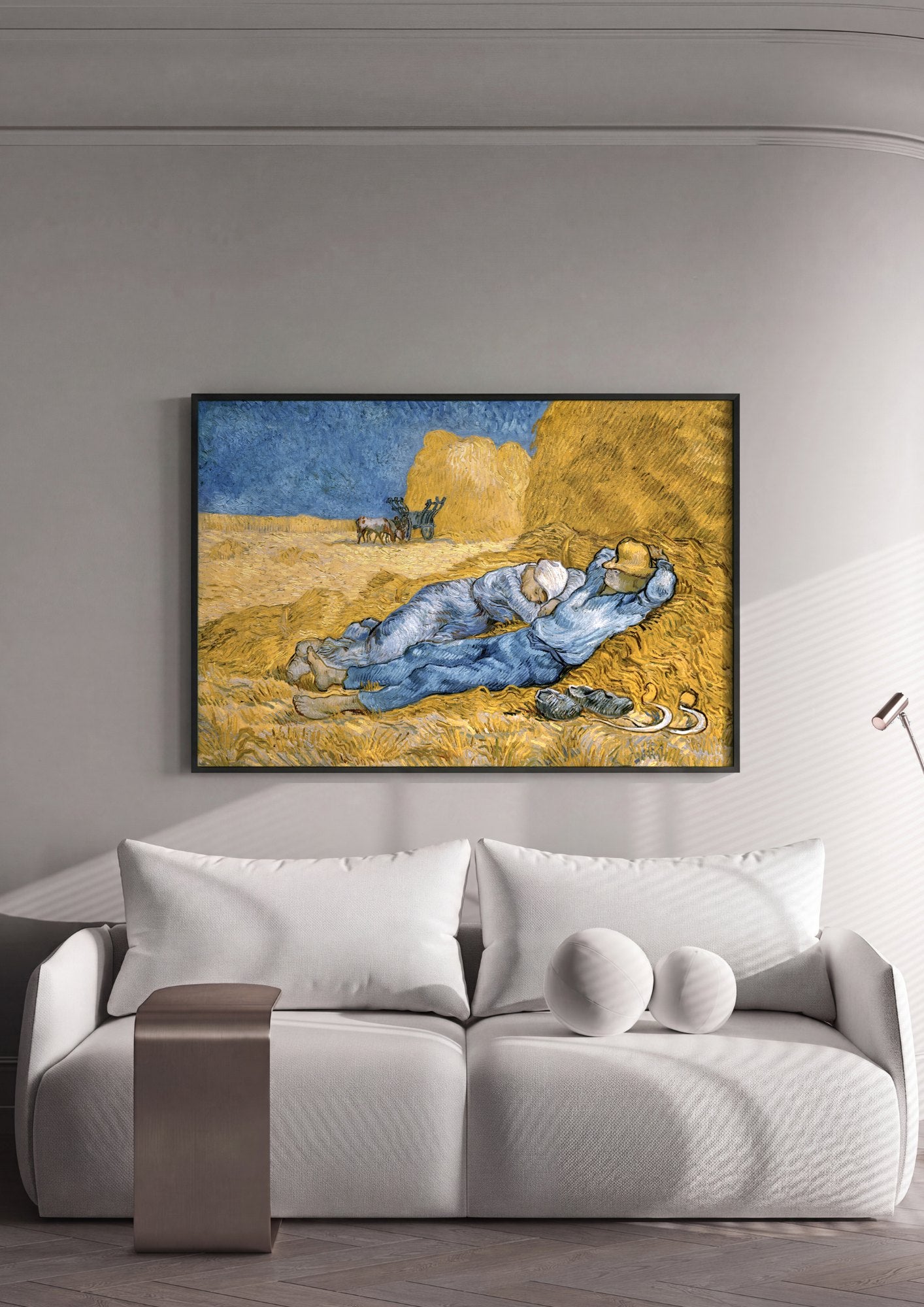 Quadro Decorativo A Sesta - Van Gogh | quadro emoldurado na parede