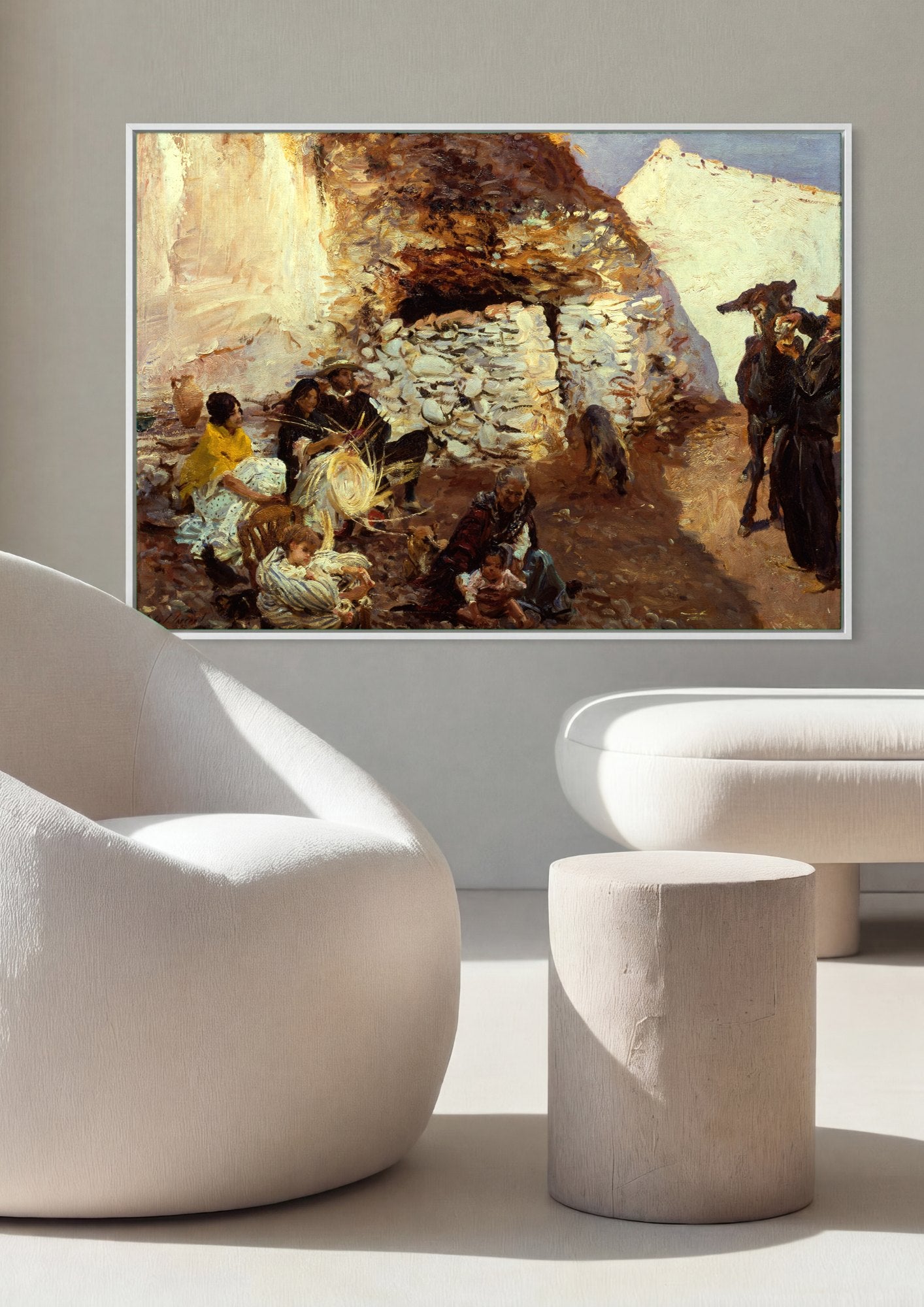 Quadro Decorativo Ciganos de Granada - John Singer Sargent | quadro emoldurado na parede