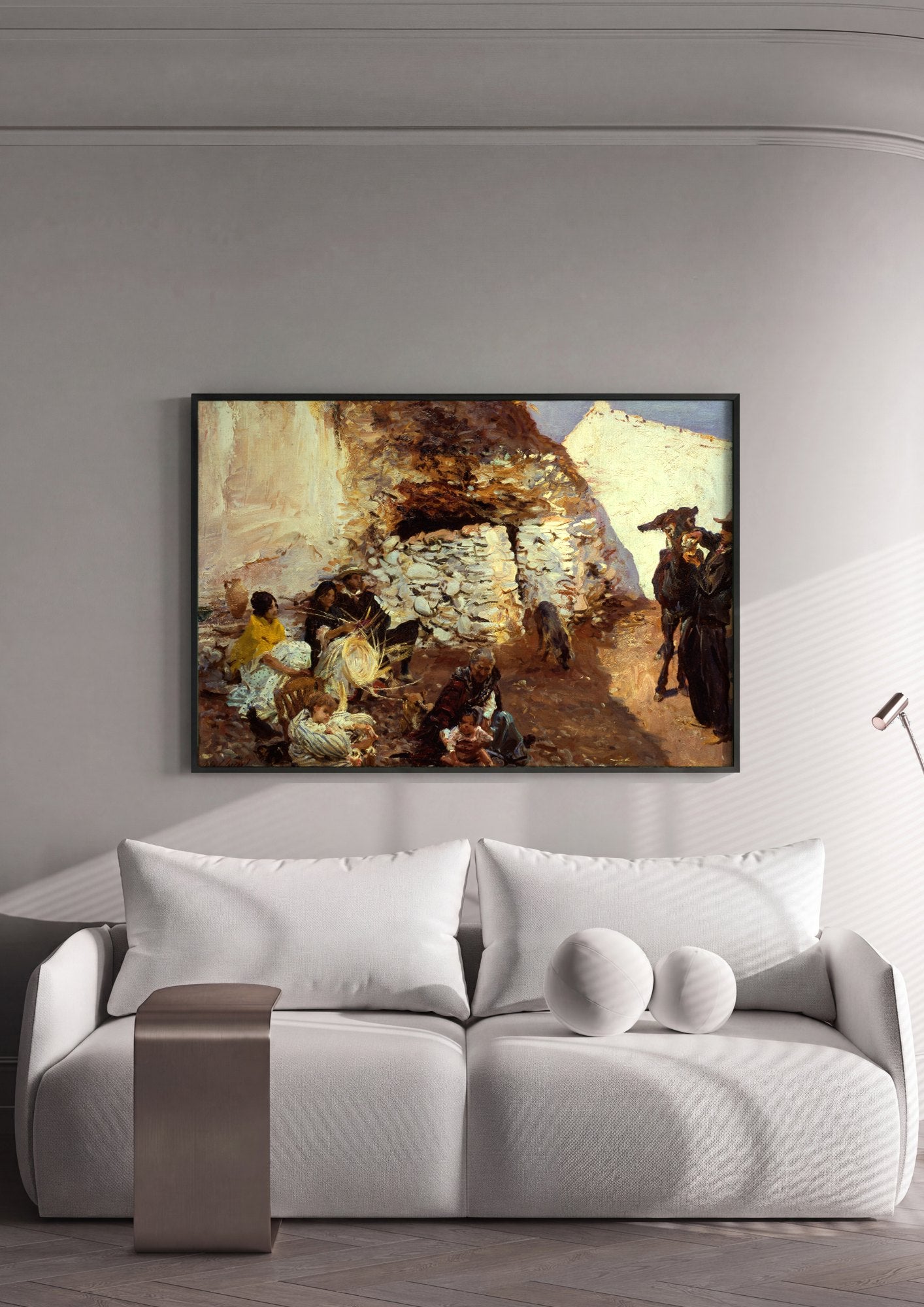 Quadro Decorativo Ciganos de Granada - John Singer Sargent | quadro emoldurado na parede