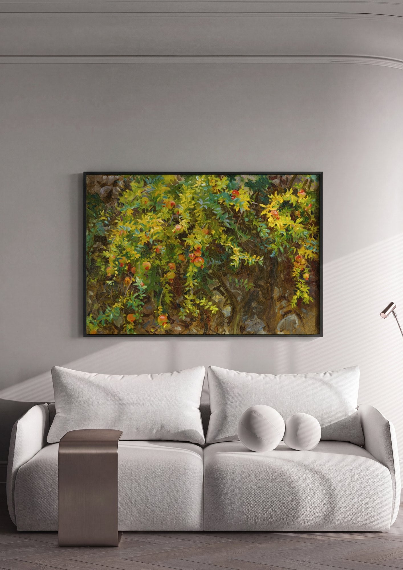 Quadro Decorativo Apanhador de Romãs - John Singer Sargent | quadro emoldurado na parede