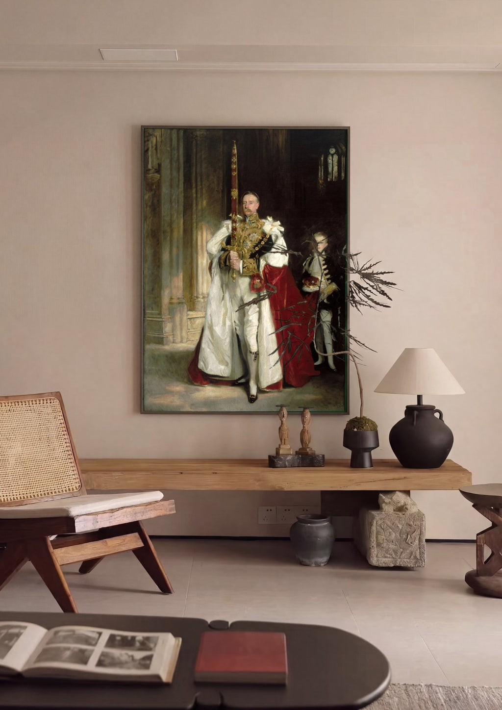 Quadro Decorativo Duque de Marlborough - John Singer Sargent em ambiente decorado