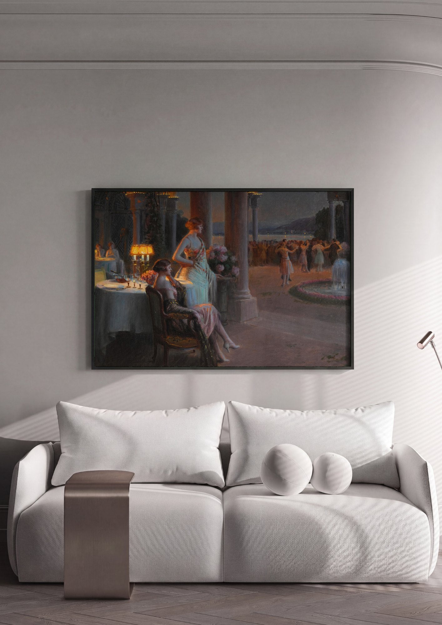 Quadro Decorativo A Festa Noturna - Delphin Enjolras | quadro emoldurado na parede