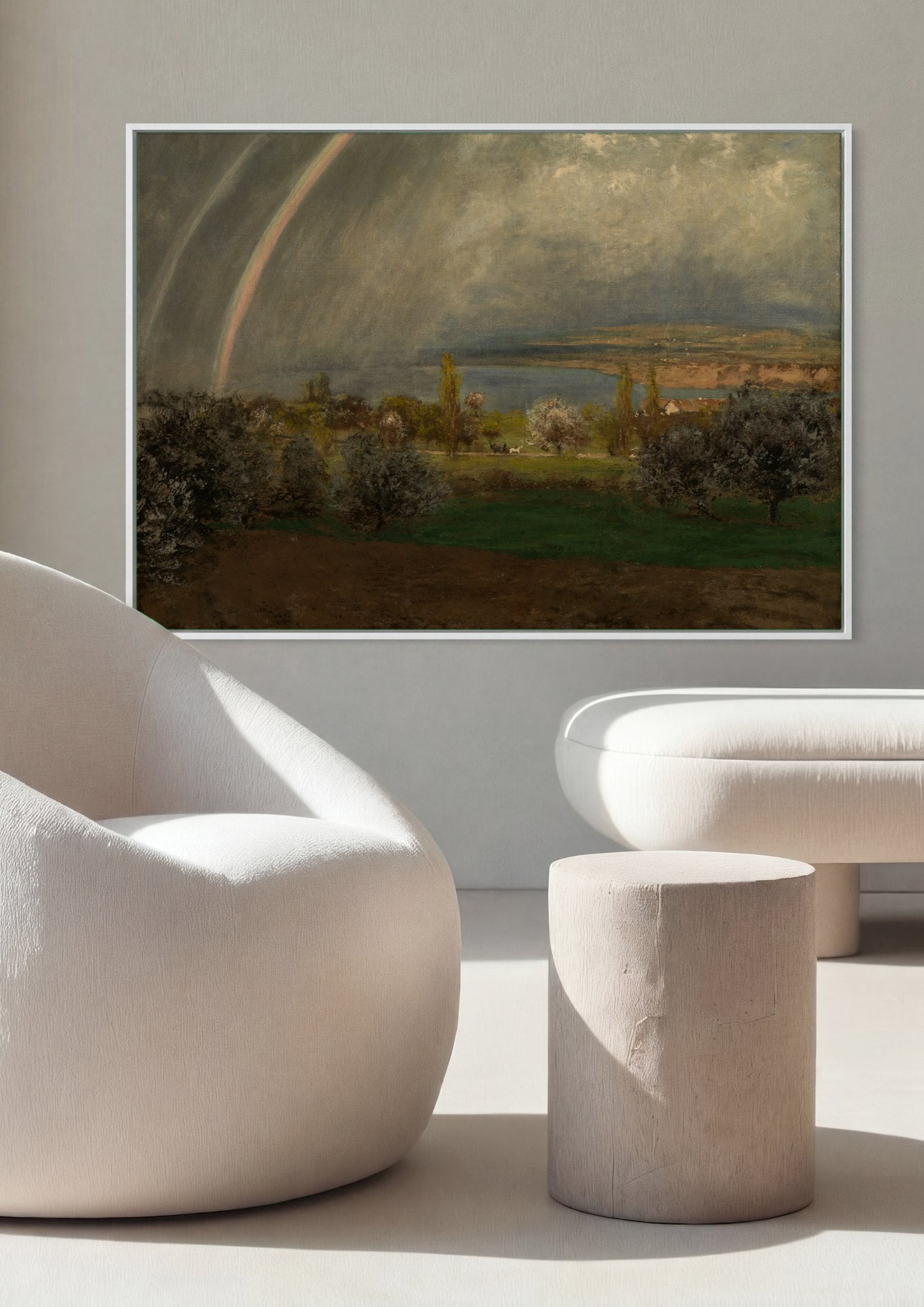 Quadro Decorativo A Paisagem do Arco-íris - Hans Thoma | quadro emoldurado na parede