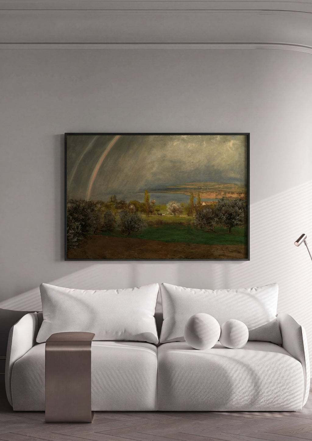 Quadro Decorativo A Paisagem do Arco-íris - Hans Thoma | quadro emoldurado na parede