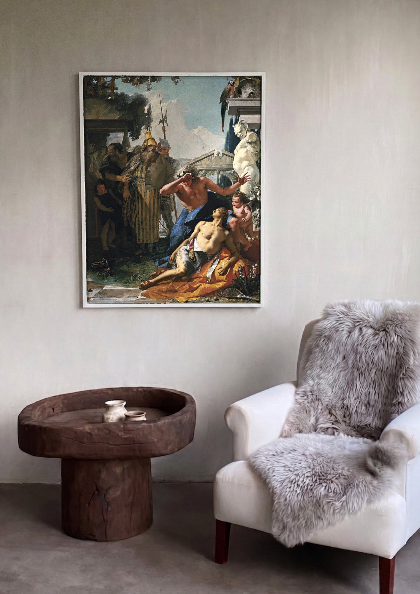 Quadro Decorativo A Morte de Hiacinto - Tiepolo | quadro emoldurado na parede