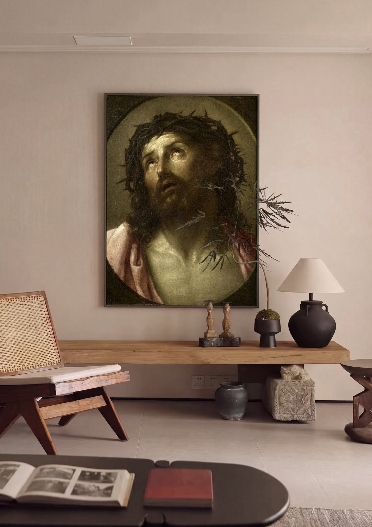 Quadro Decorativo Ecce Homo - Guido Reni | quadro emoldurado na parede