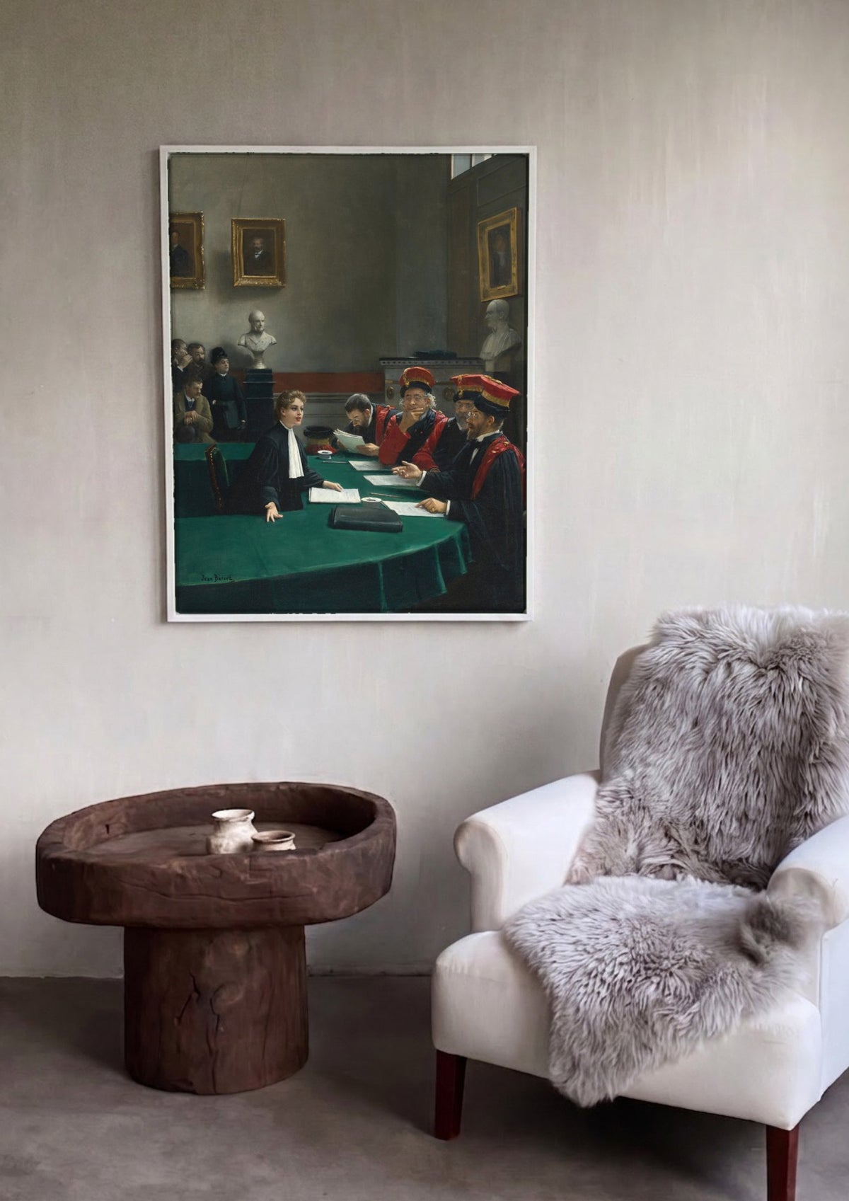 Quadro Decorativo: Uma Causa Importante - Jean Béraud | quadro emoldurado na parede