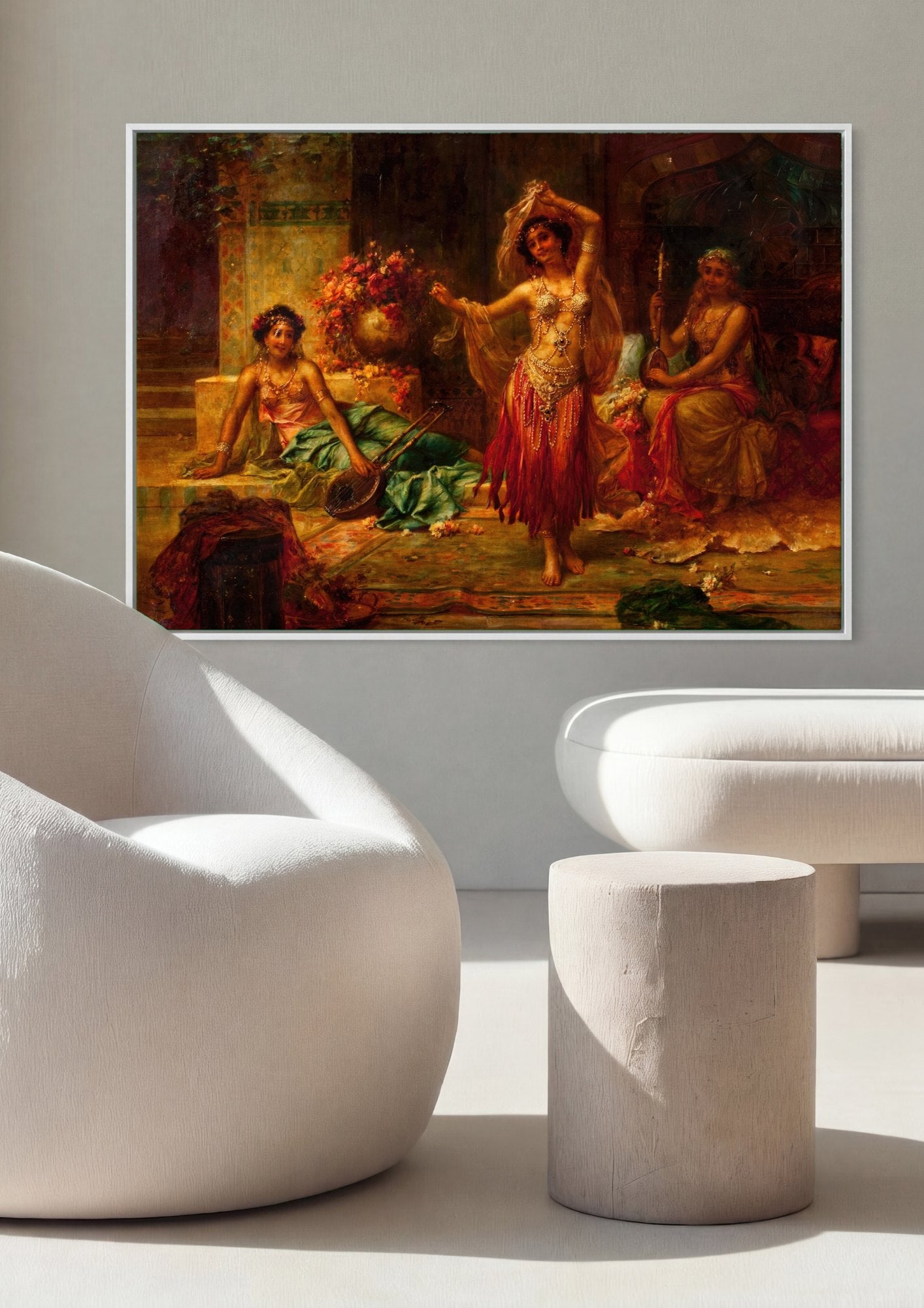 Quadro Decorativo A Dançarina - Hans Zatzka | quadro emoldurado na parede
