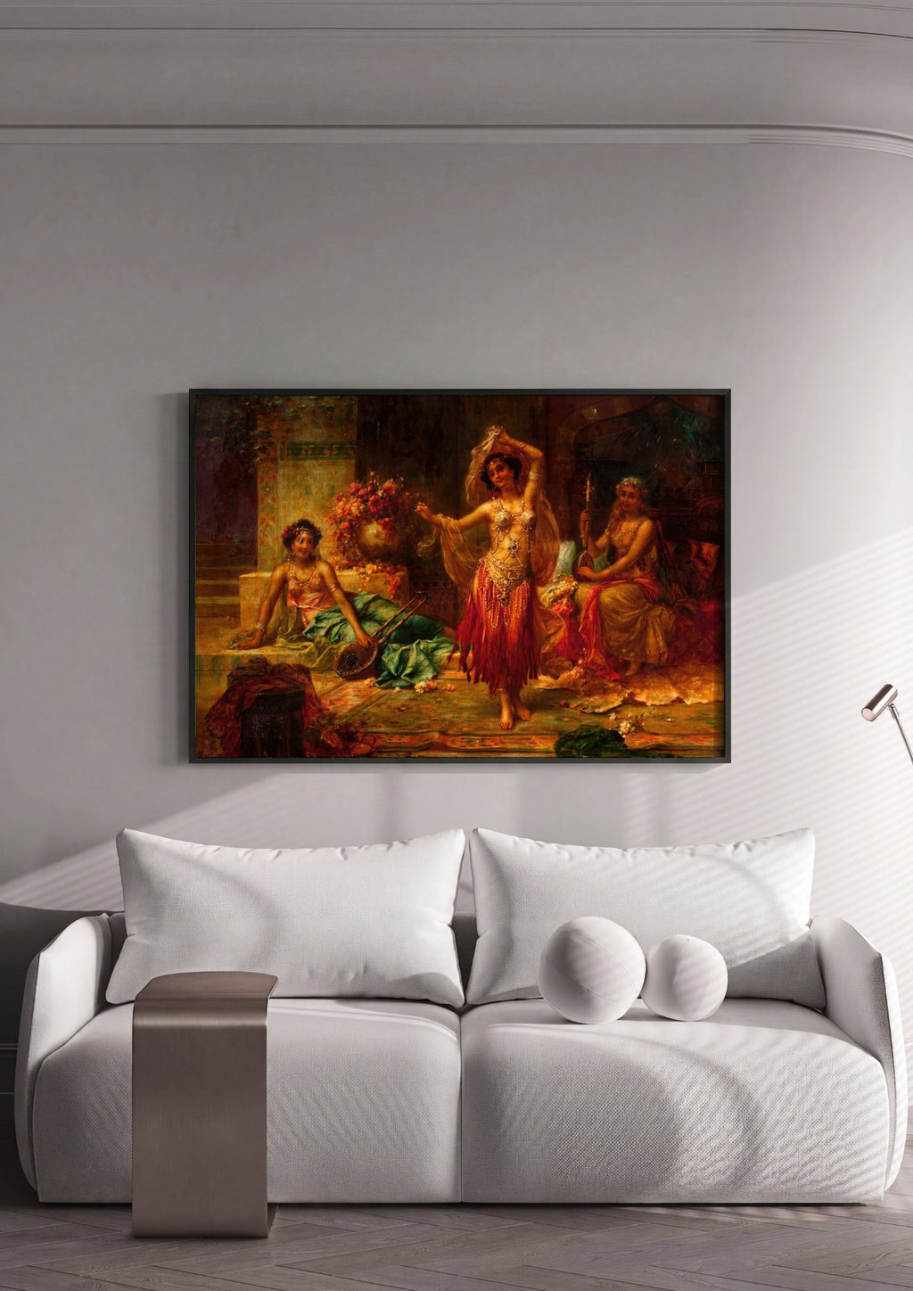 Quadro Decorativo A Dançarina - Hans Zatzka | quadro emoldurado na parede
