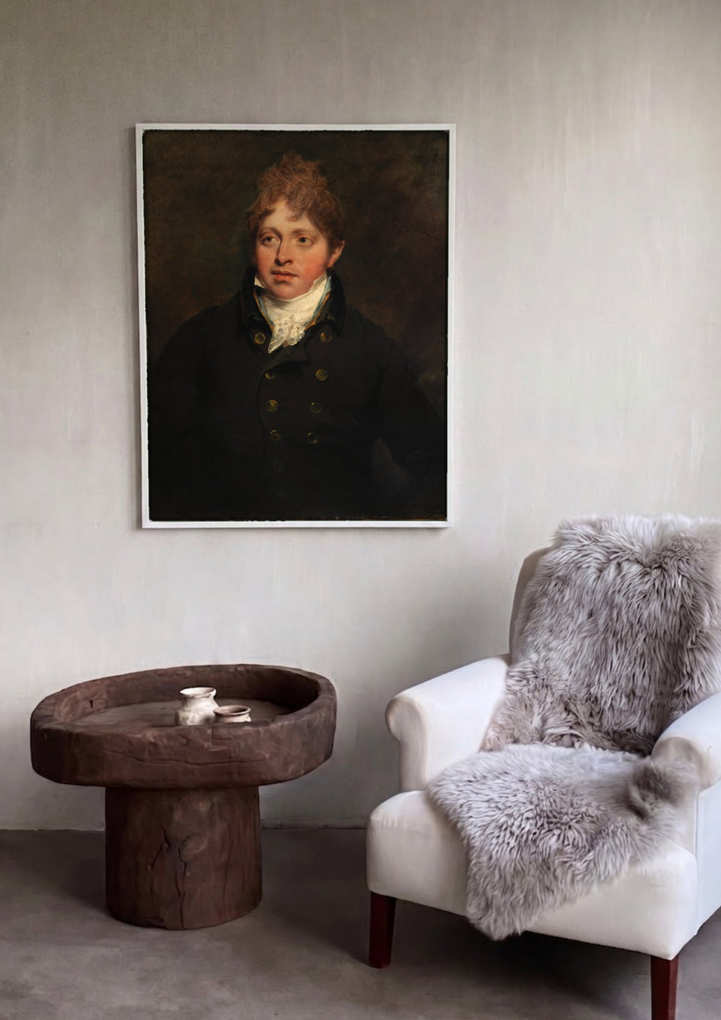Quadro Decorativo Retrato de Jovem Cavalheiro - John Hoppner | quadro emoldurado na parede