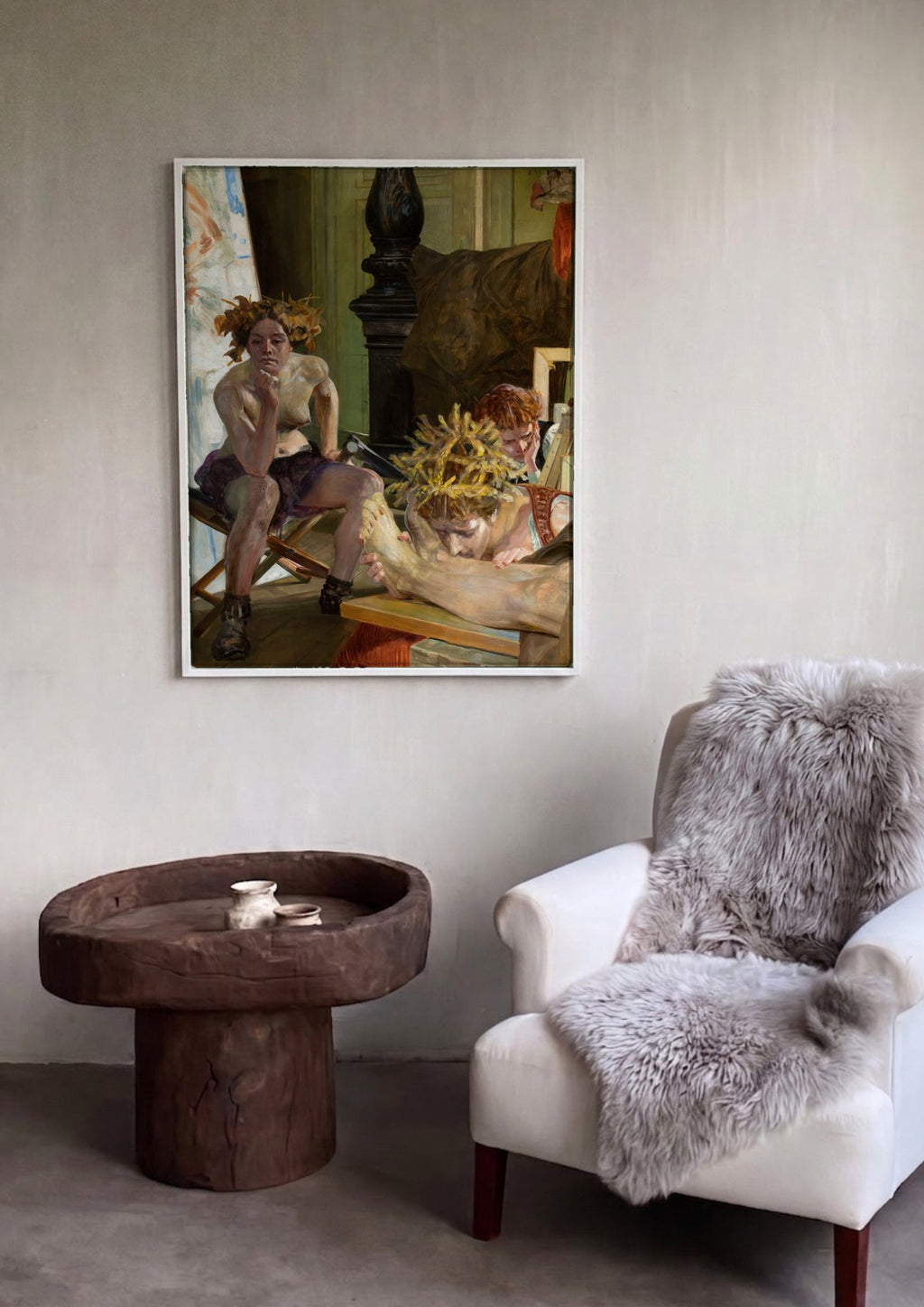 Quadro Decorativo 'Pé de Sereia' - Jacek Malczewski | quadro emoldurado na parede