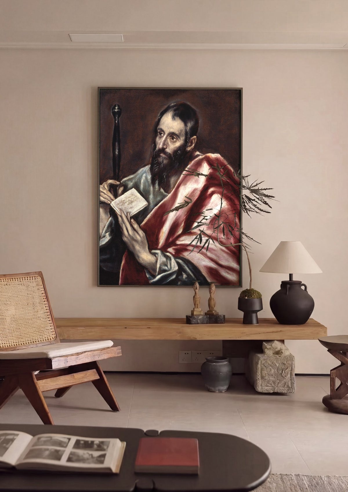 Quadro Decorativo São Paulo Apóstolo - El Greco | quadro emoldurado na parede