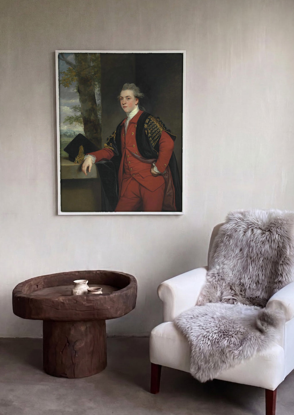 Quadro Decorativo Retrato de Jovem Cavalheiro - Sir Joshua Reynolds | quadro emoldurado na parede