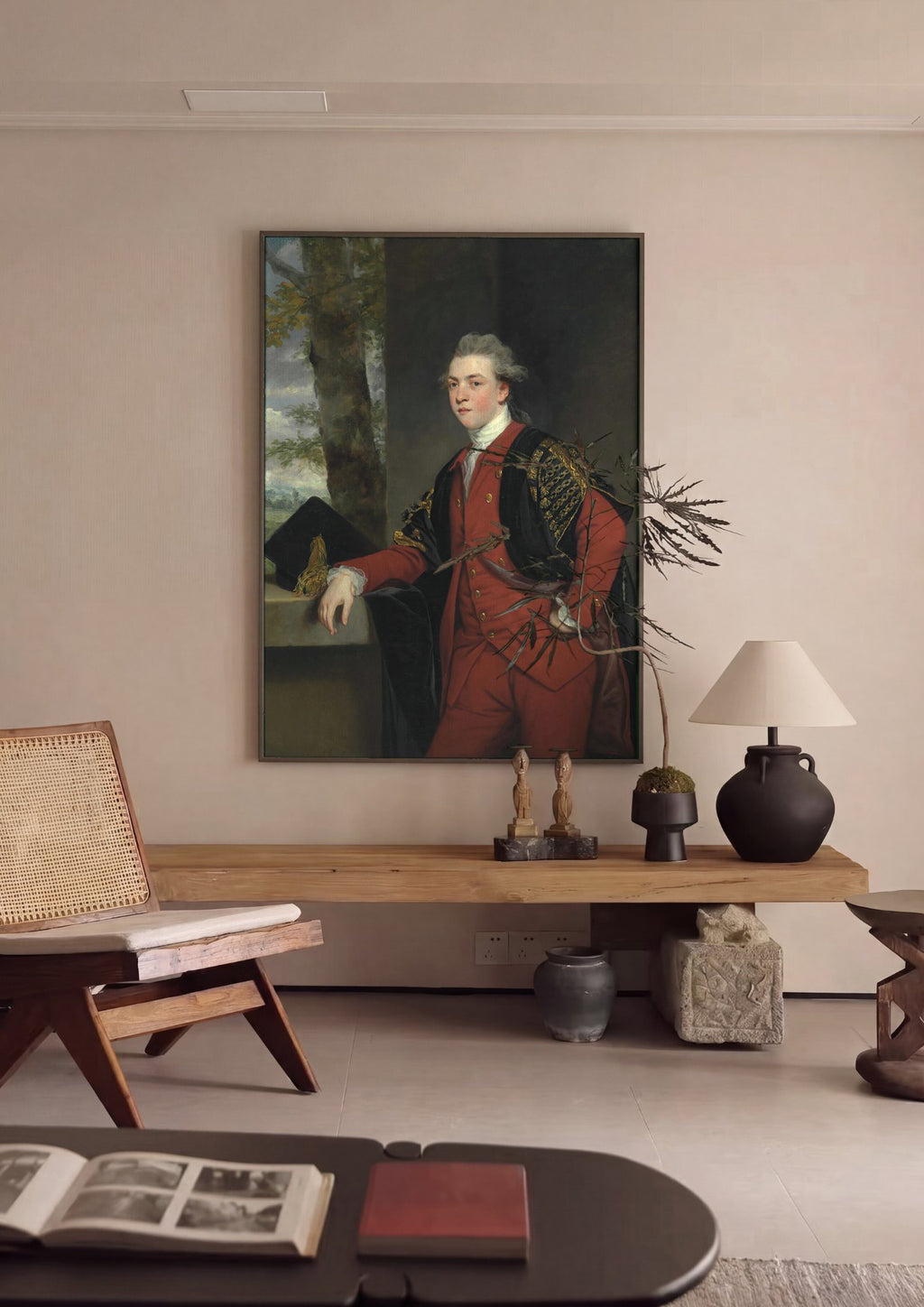 Quadro Decorativo Retrato de Jovem Cavalheiro - Sir Joshua Reynolds | quadro emoldurado na parede