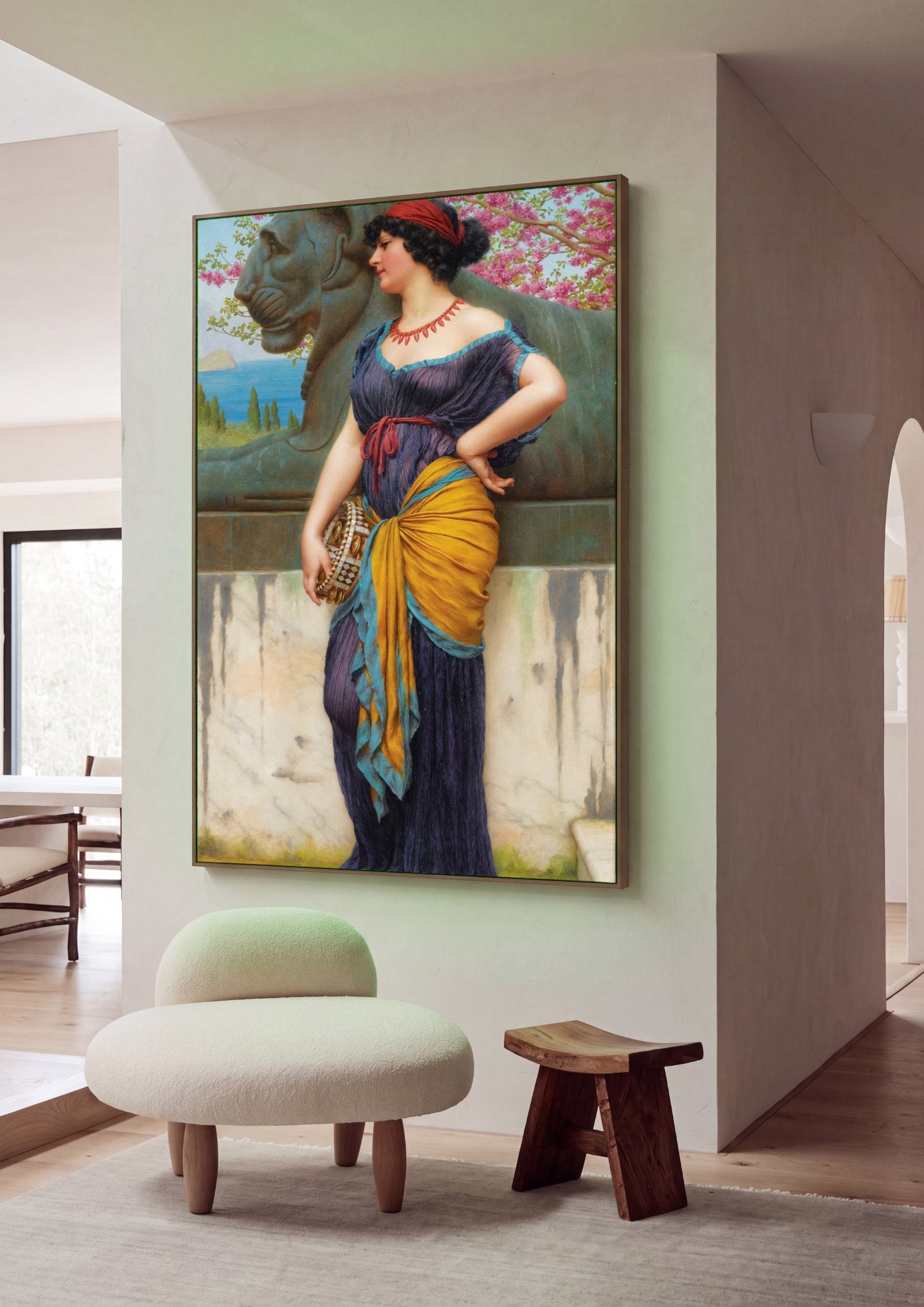 Quadro Decorativo A New Perfume - John William Godward | quadro emoldurado na parede