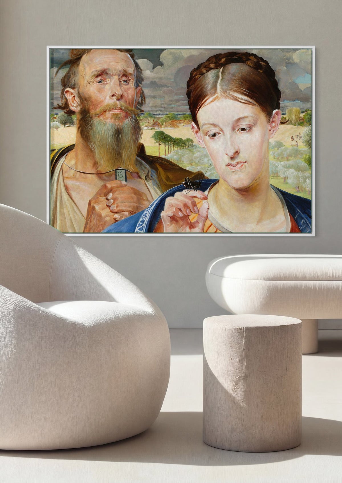 Quadro Decorativo 'A Formiga' de Jacek Malczewski | quadro emoldurado na parede