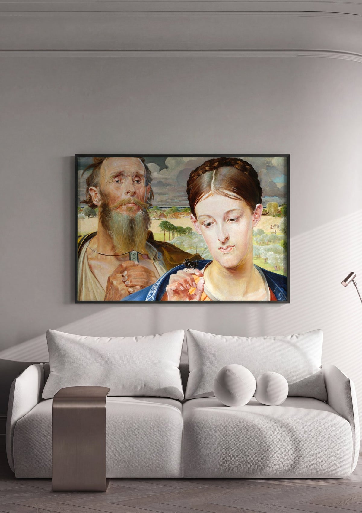 Quadro Decorativo 'A Formiga' de Jacek Malczewski | quadro emoldurado na parede