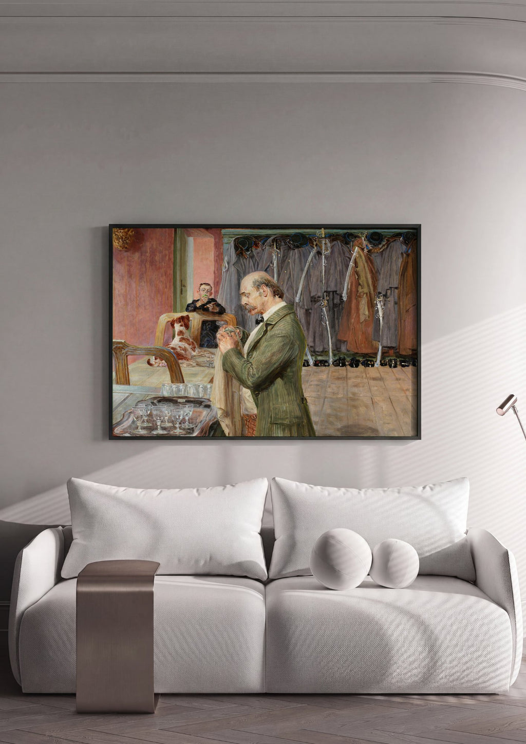Quadro Decorativo A Preparação - Jacek Malczewski | quadro emoldurado na parede