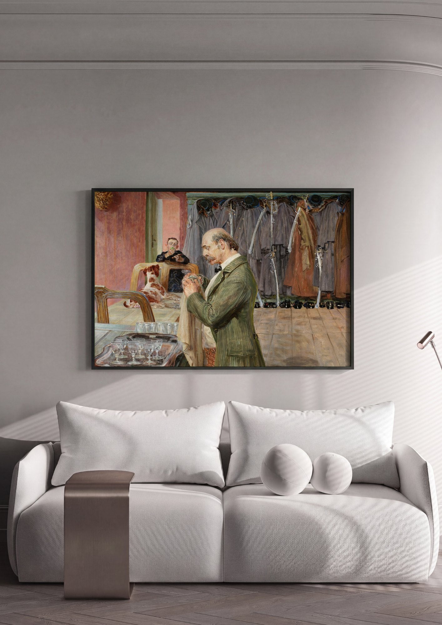 Quadro Decorativo A Preparação - Jacek Malczewski | quadro emoldurado na parede