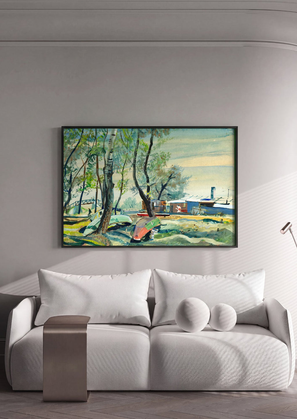 Quadro Decorativo Kaisermühlen - Oskar Laske em ambiente decorado