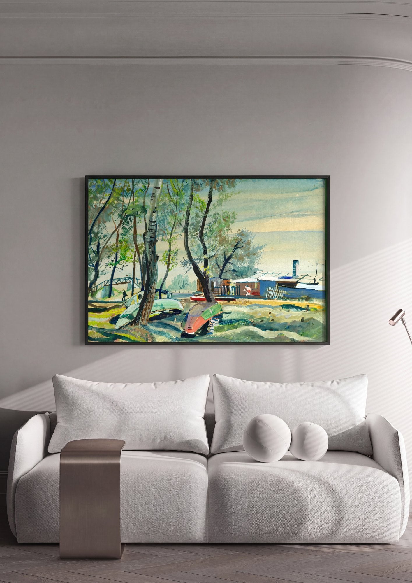Quadro Decorativo Kaisermühlen - Oskar Laske em ambiente decorado