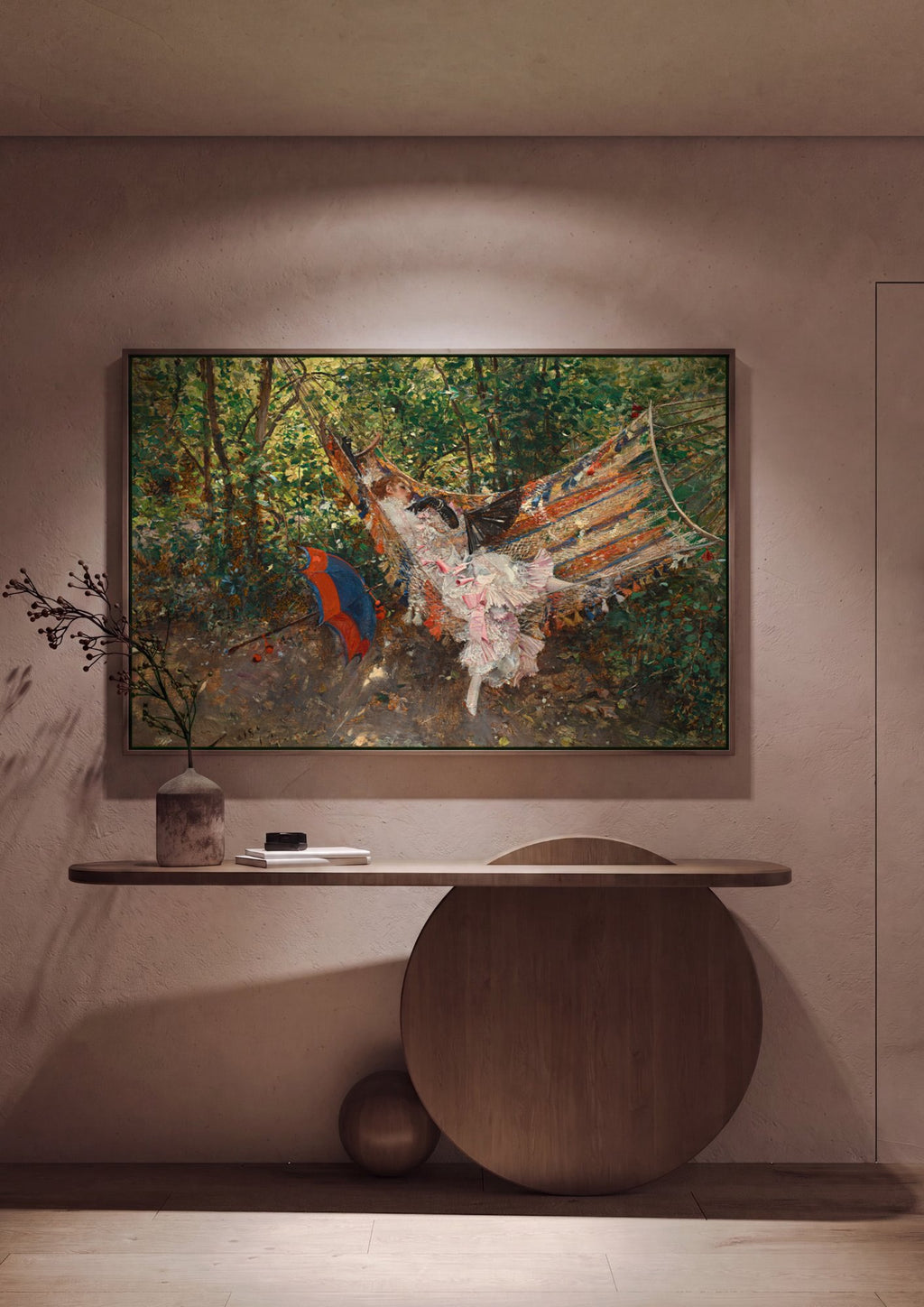 Quadro Decorativo A Sesta - Giovanni Boldini em ambiente decorado