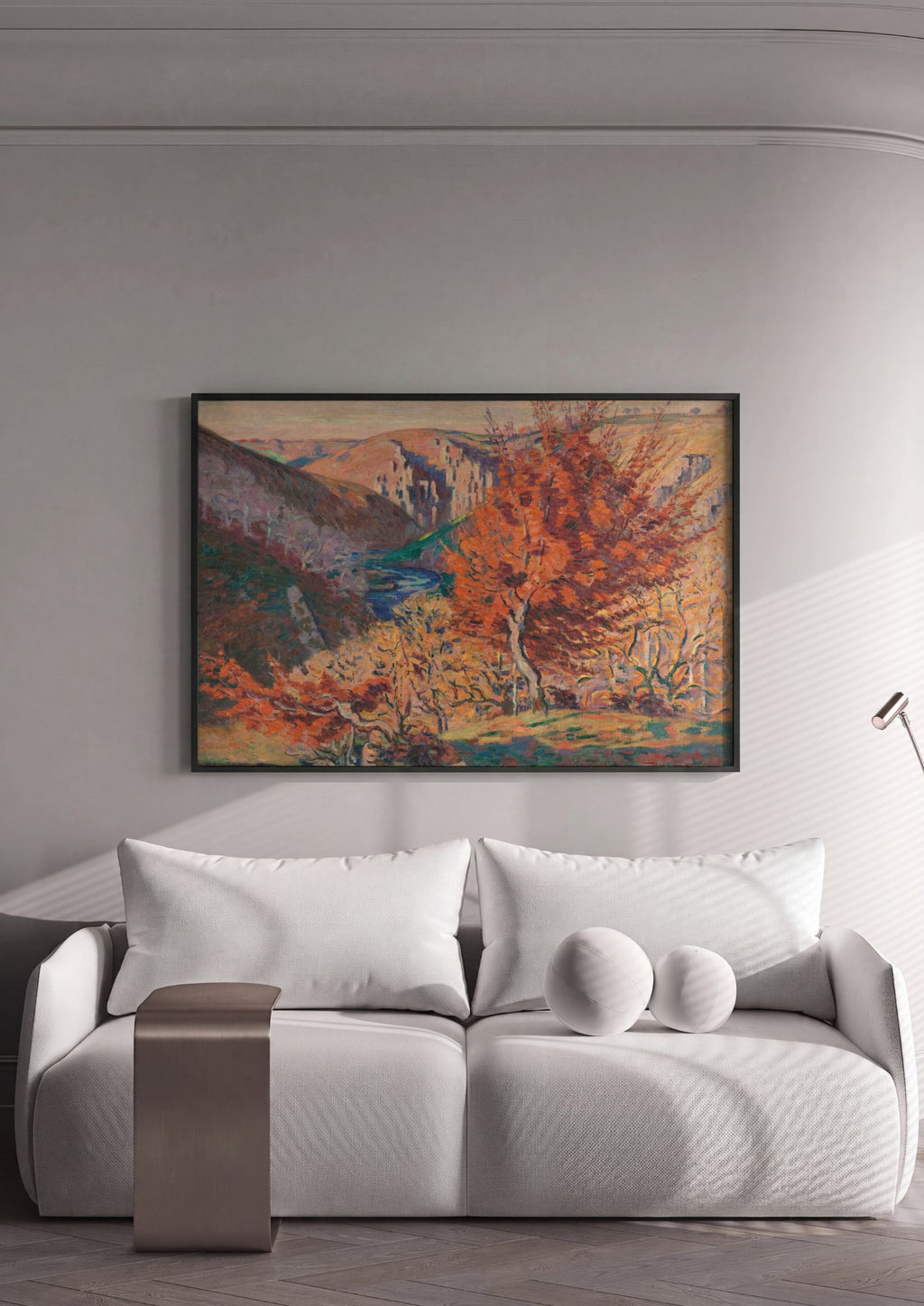 Quadro Decorativo Paisagem de Outono - Armand Guillaumin | quadro emoldurado na parede