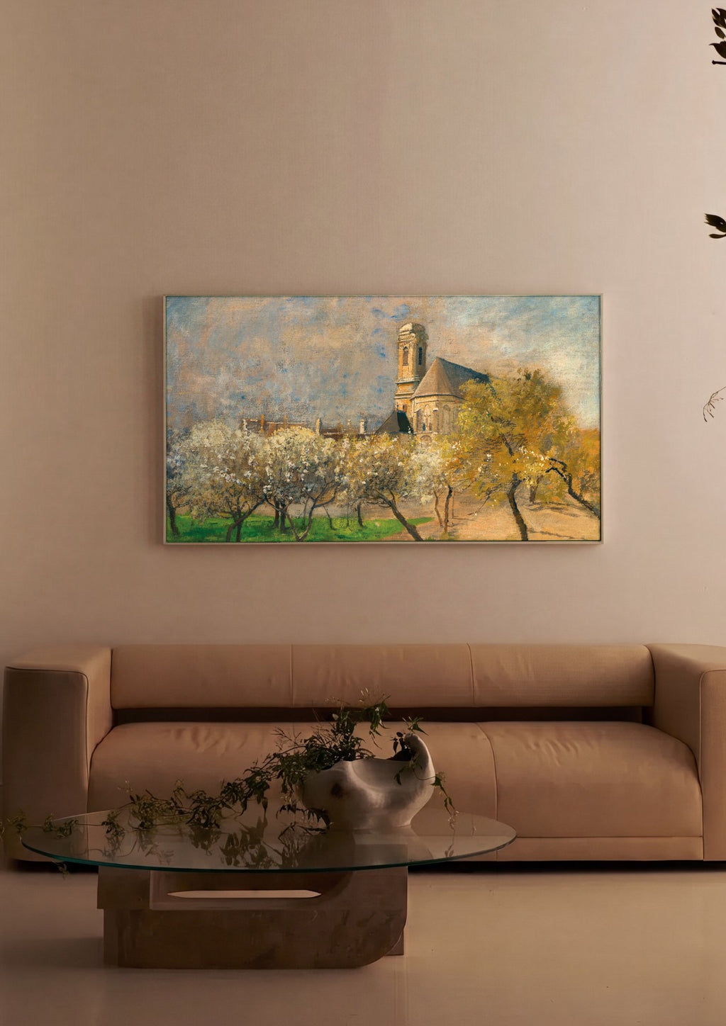 Quadro Decorativo Primavera na França - Marie Egner em ambiente decorado