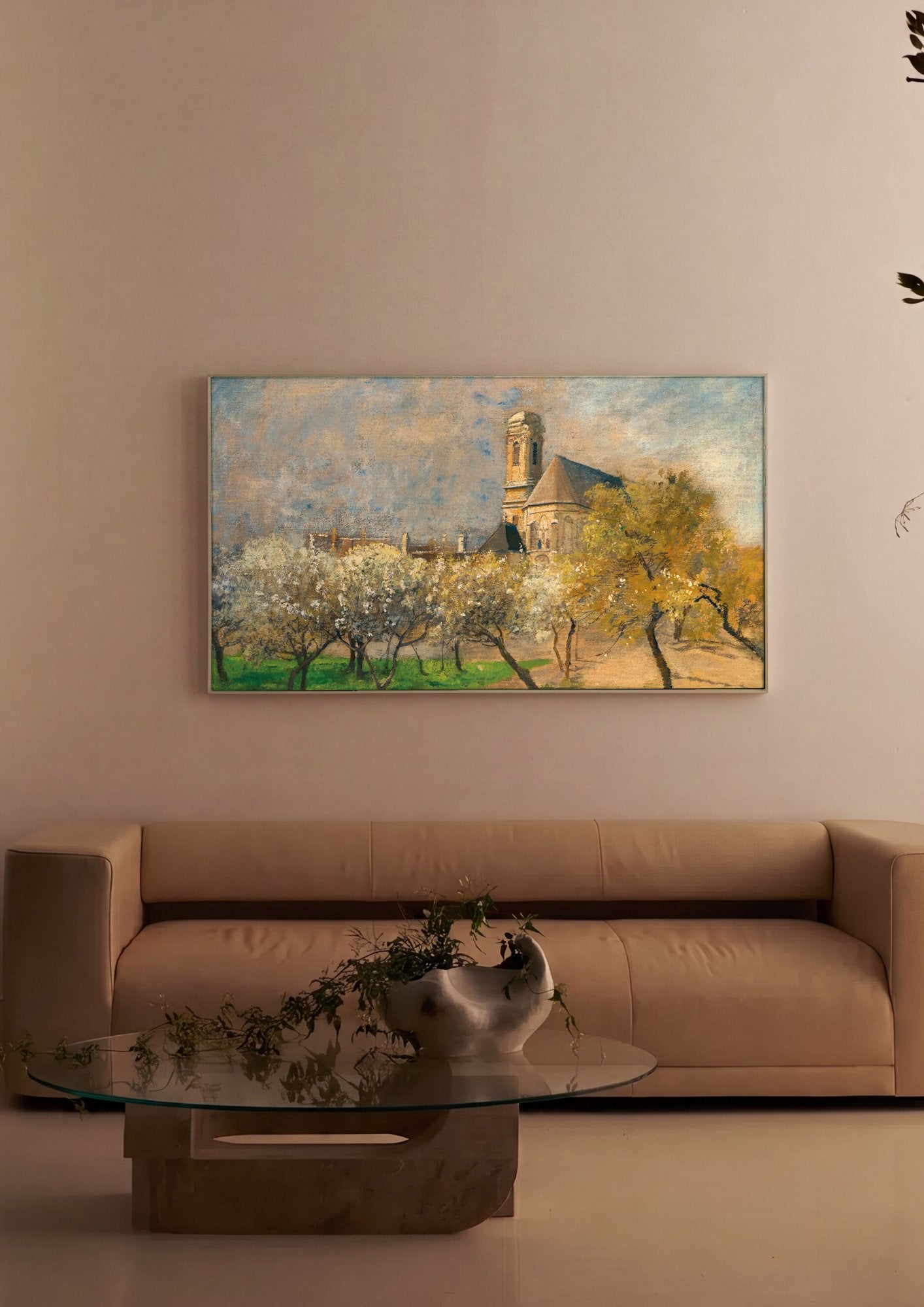 Quadro Decorativo Primavera na França - Marie Egner em ambiente decorado