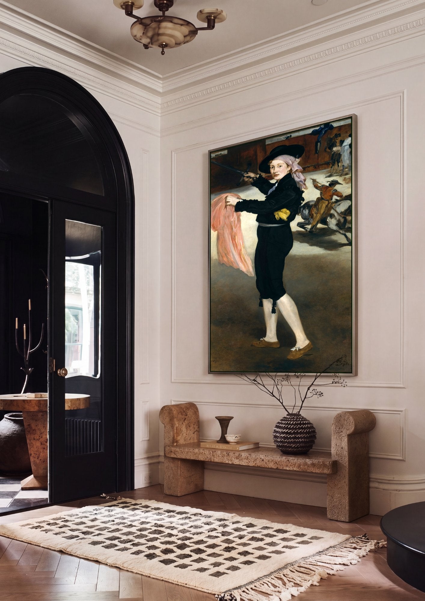 Quadro Decorativo A Toureira - Edouard Manet em ambiente decorado
