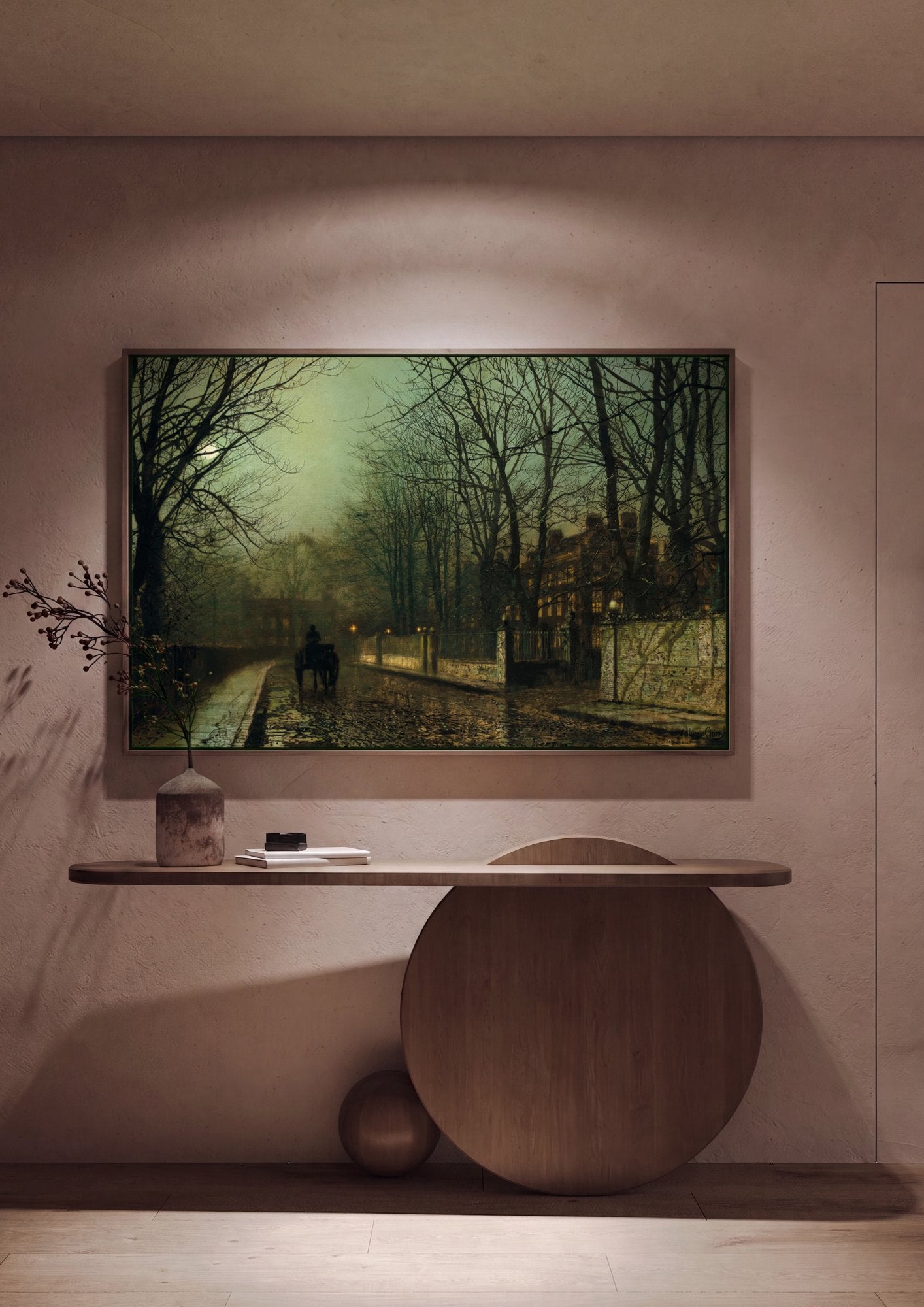 Quadro Decorativo 'Chiswick, Outono' - Grimshaw em ambiente decorado
