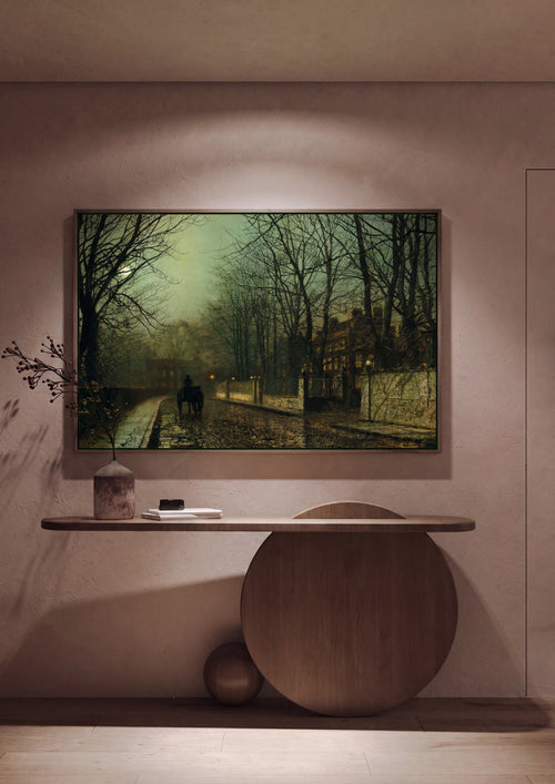 Quadro Decorativo 'Chiswick, Outono' - Grimshaw em ambiente decorado