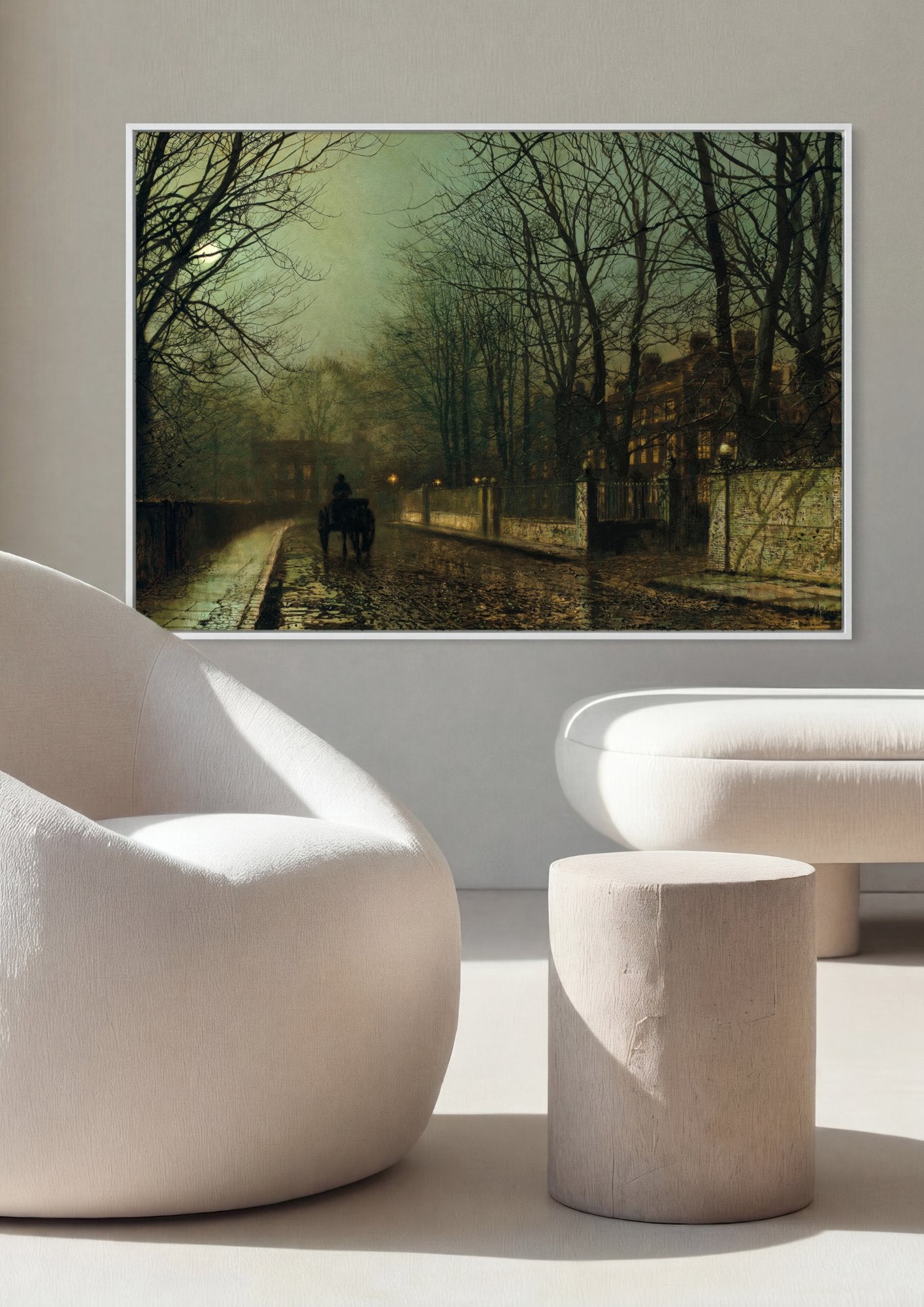 Quadro Decorativo 'Chiswick, Outono' - Grimshaw em ambiente decorado